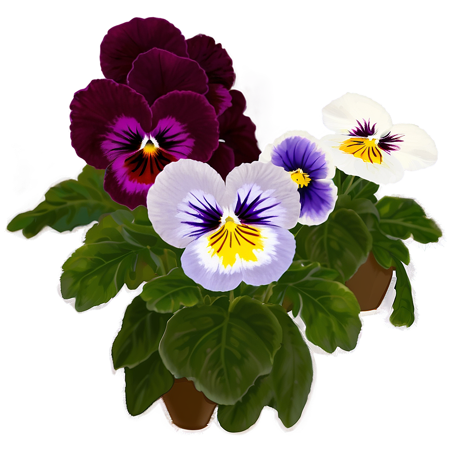 Pansy Field Png Vkq PNG