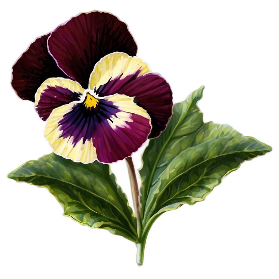 Download Pansy Flower Png Hys | Wallpapers.com