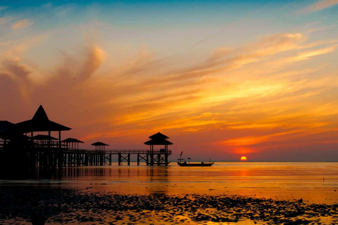 Pantai Sunset View Picture