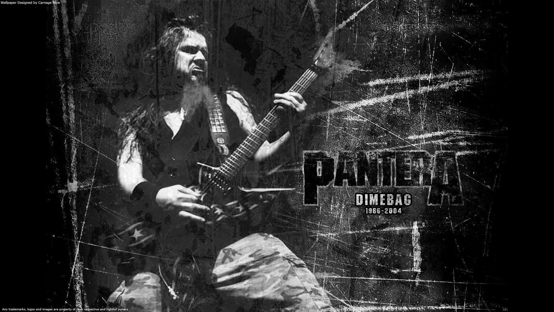 Hear the thunderous sound of Pantera's heavy metal Wallpaper