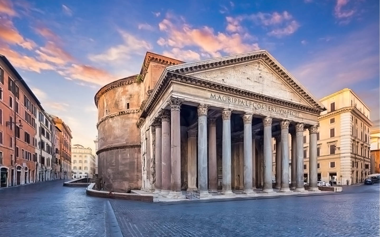 Pantheon In The Afternoon Wallpaper