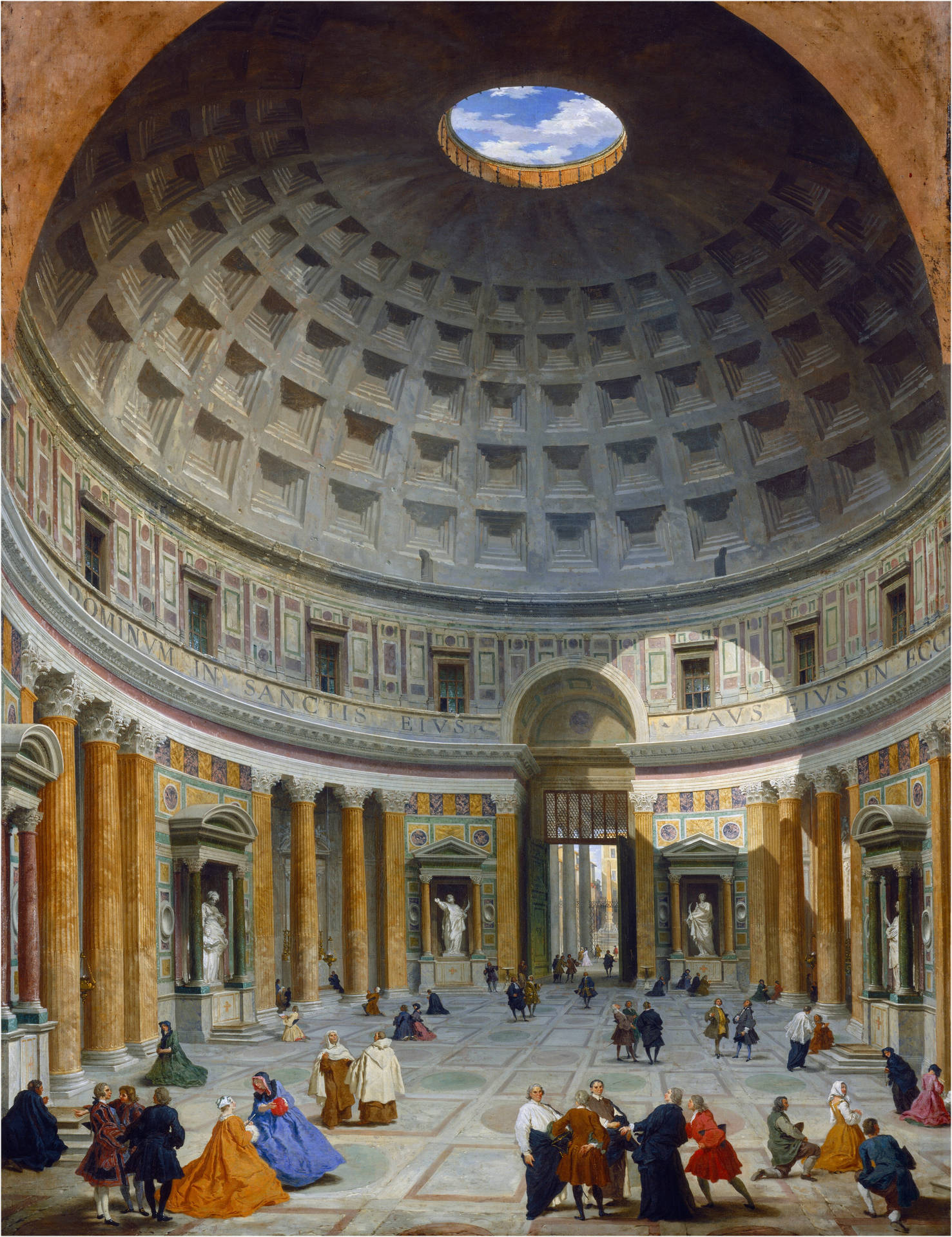 Pantheon Interior Art Wallpaper