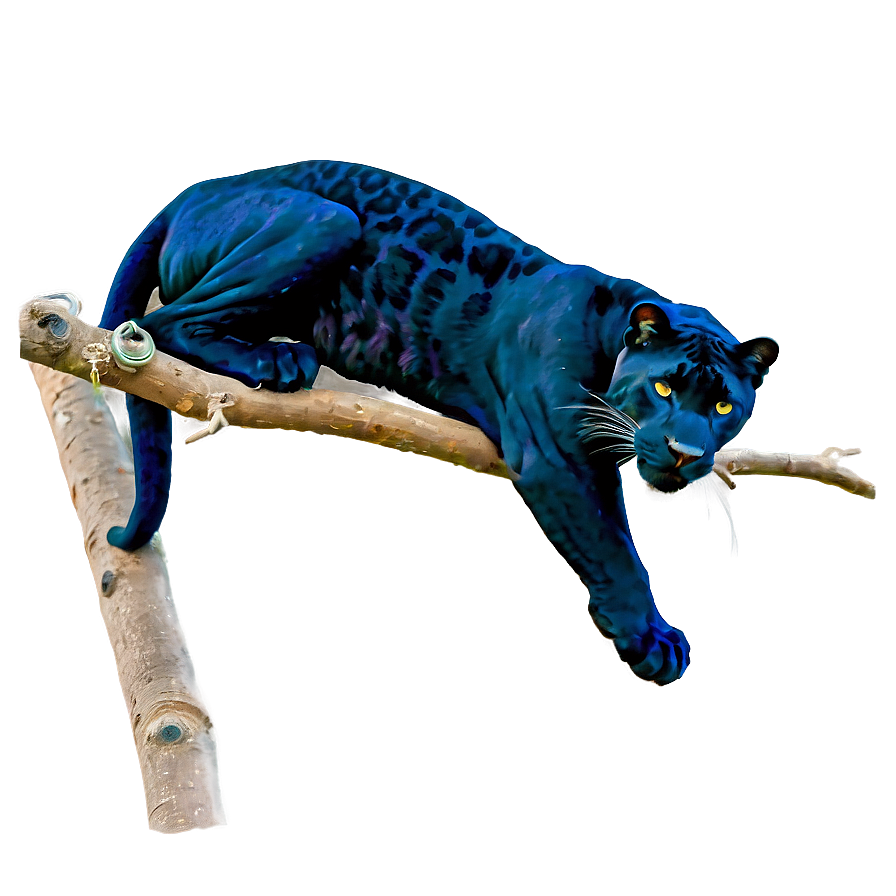 Panther On Branch Png 25 PNG