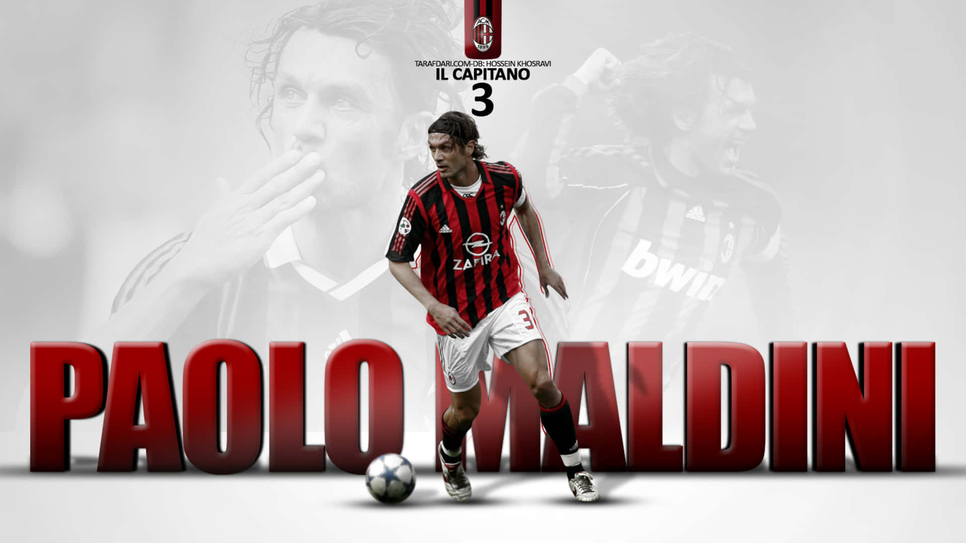Paolo Maldini Nice Poster Background