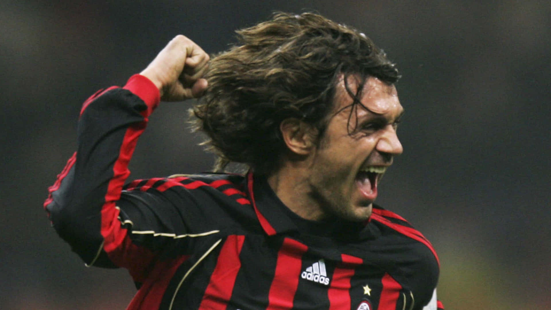 Paolo Maldini Victorious Moment Background