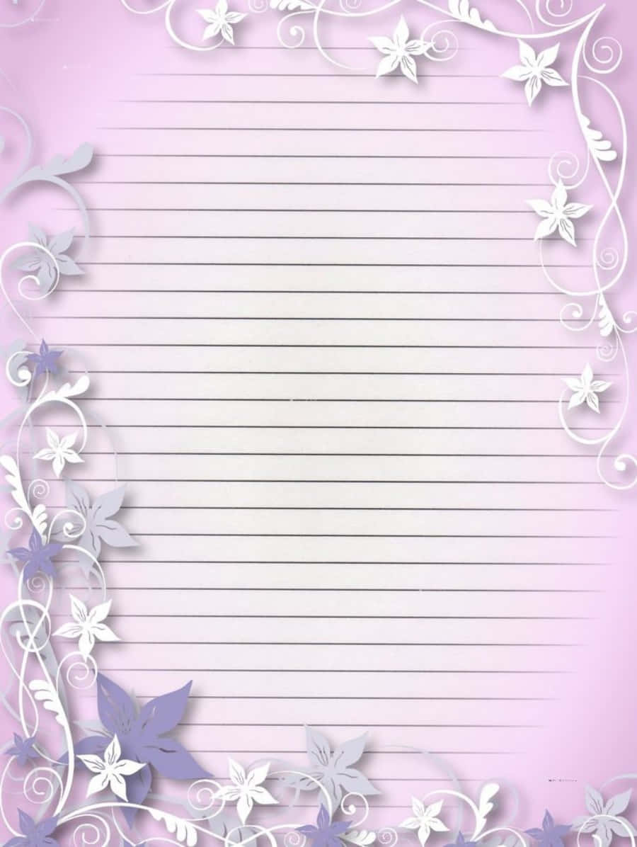 Open Blank Paper Notebook