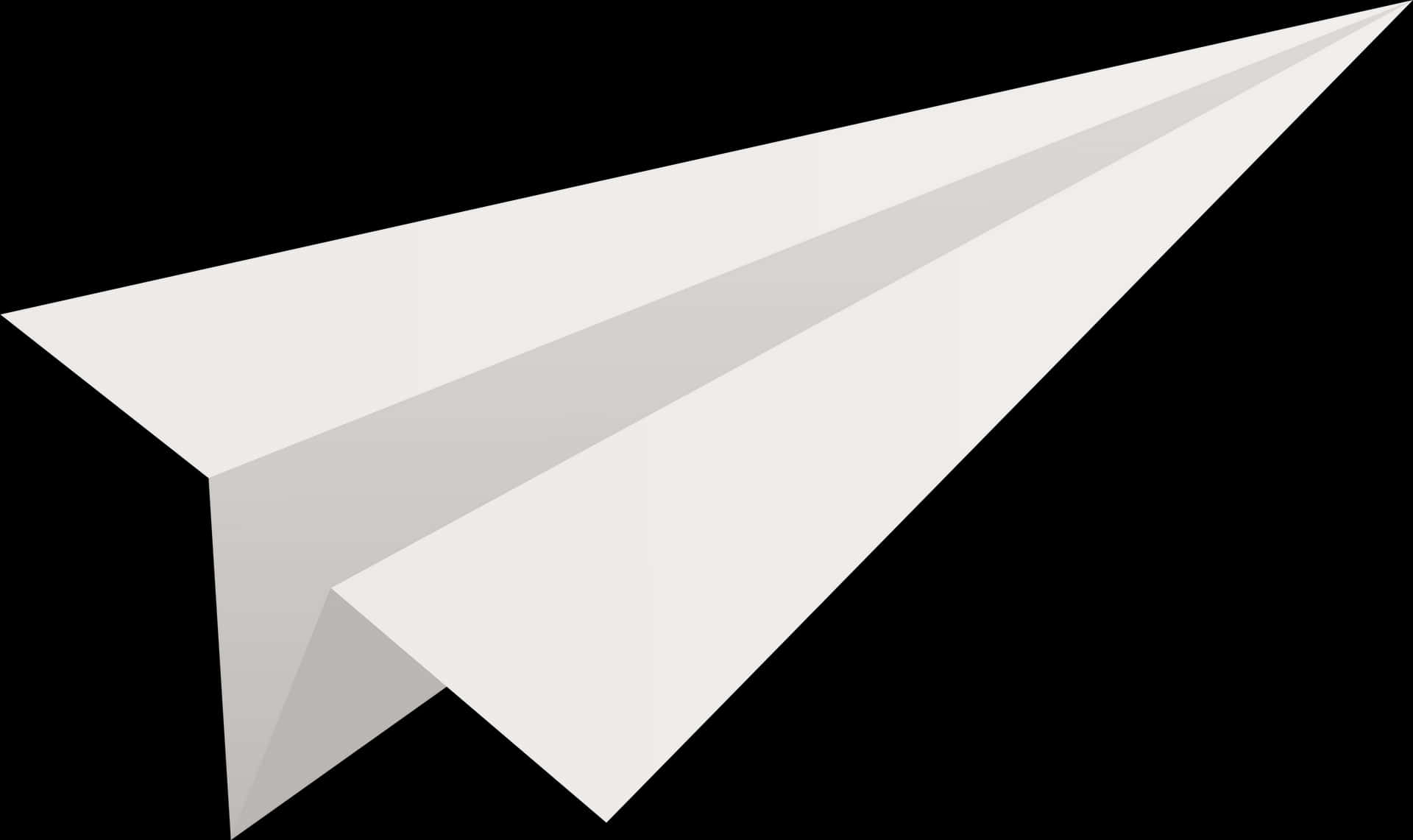 Paper Airplane Vector Illustration PNG