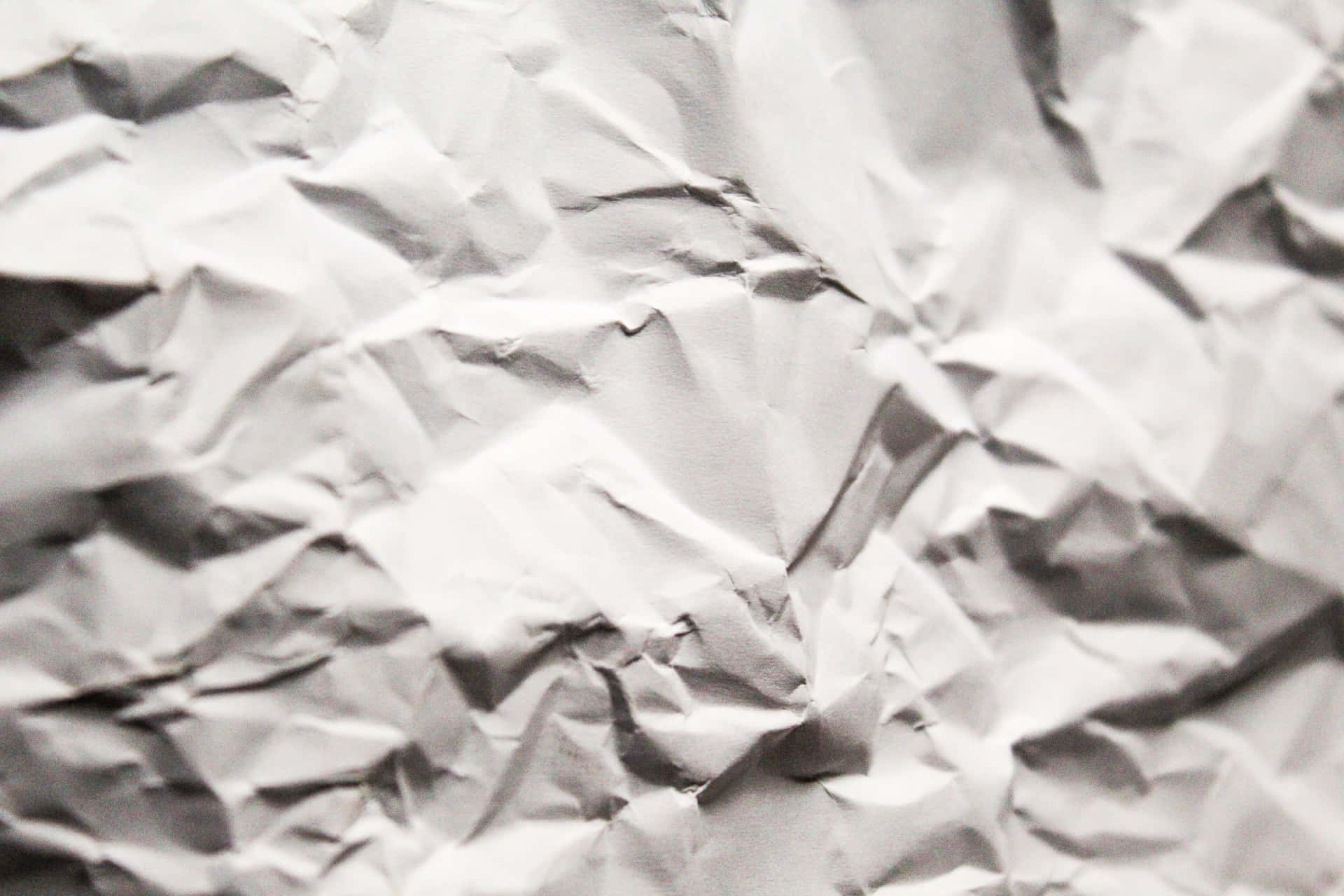 Scrunched Blank Paper Texture Background