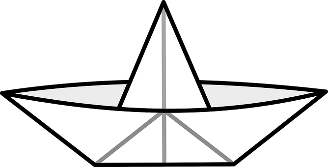 Paper Boat Graphic PNG