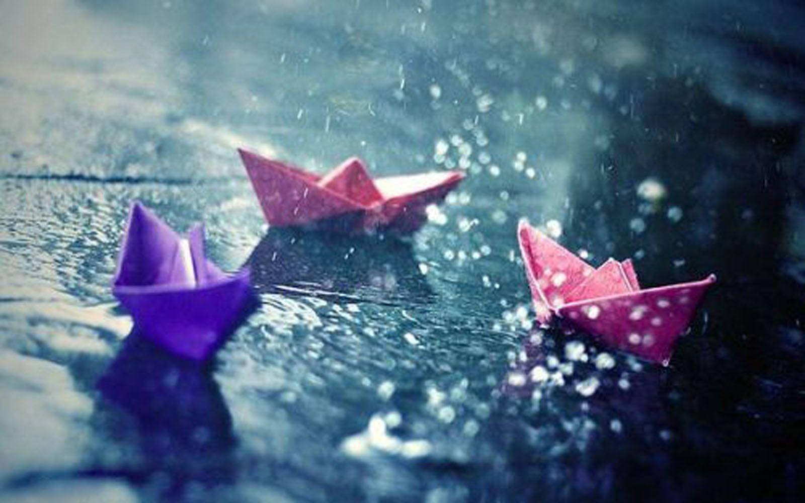 Paper Boats Most Beautiful Rain