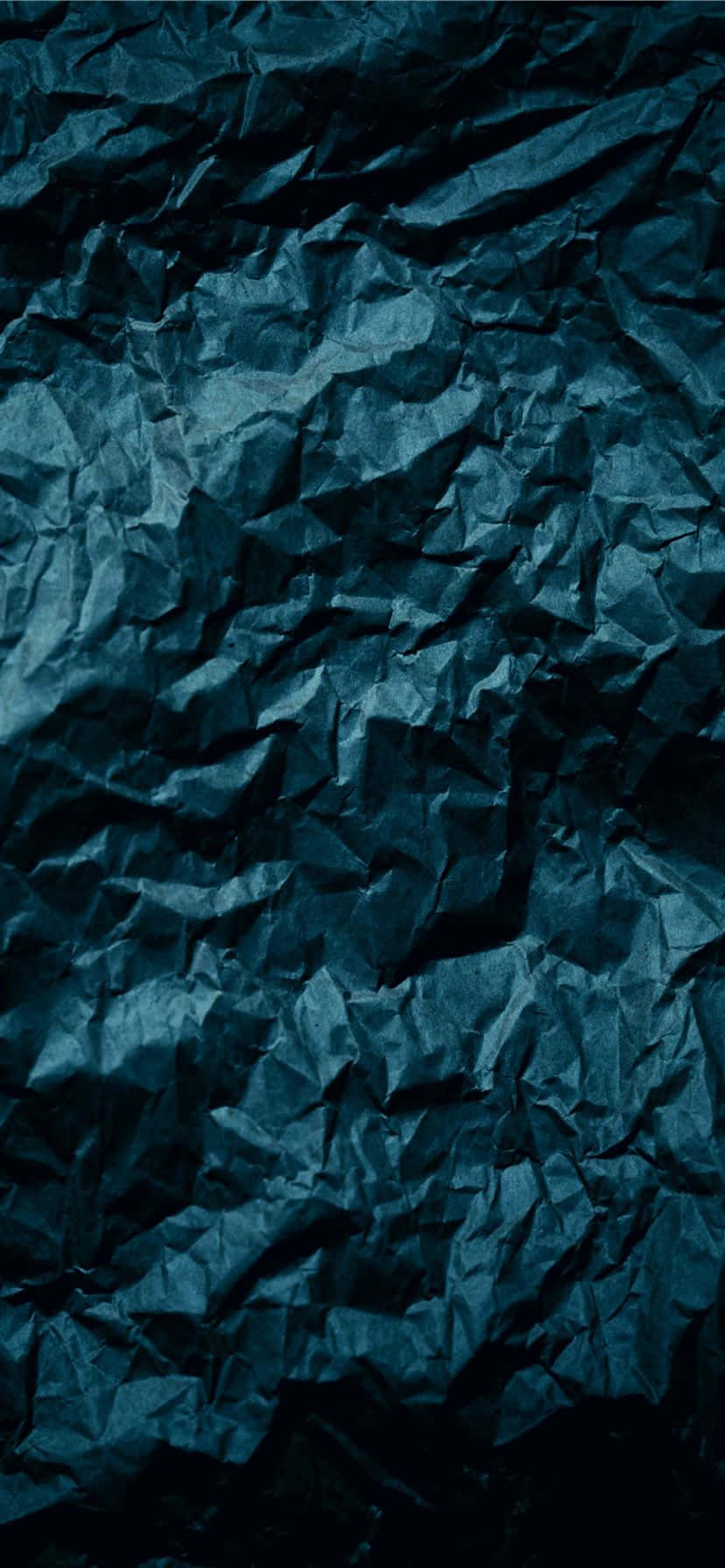 Paper Crumpled In Dark Blue Color Wallpaper