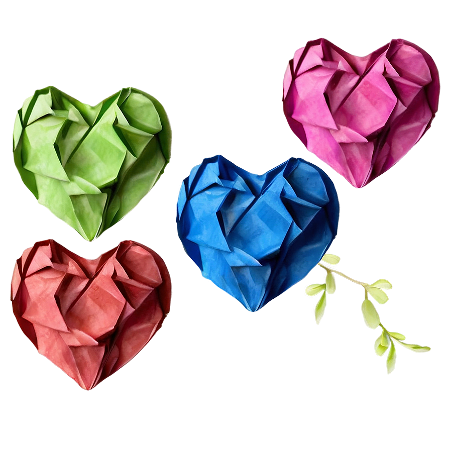 Paper Hearts Png 05032024 PNG