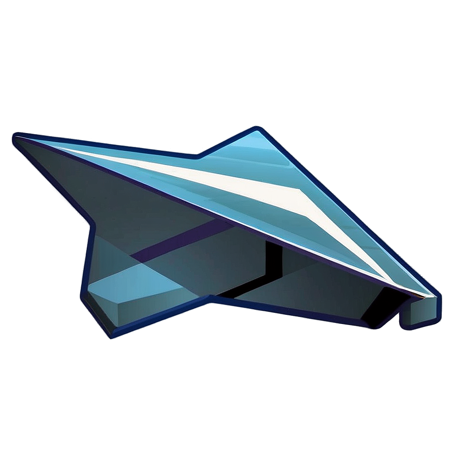 Paper Plane Design Png 06122024 PNG