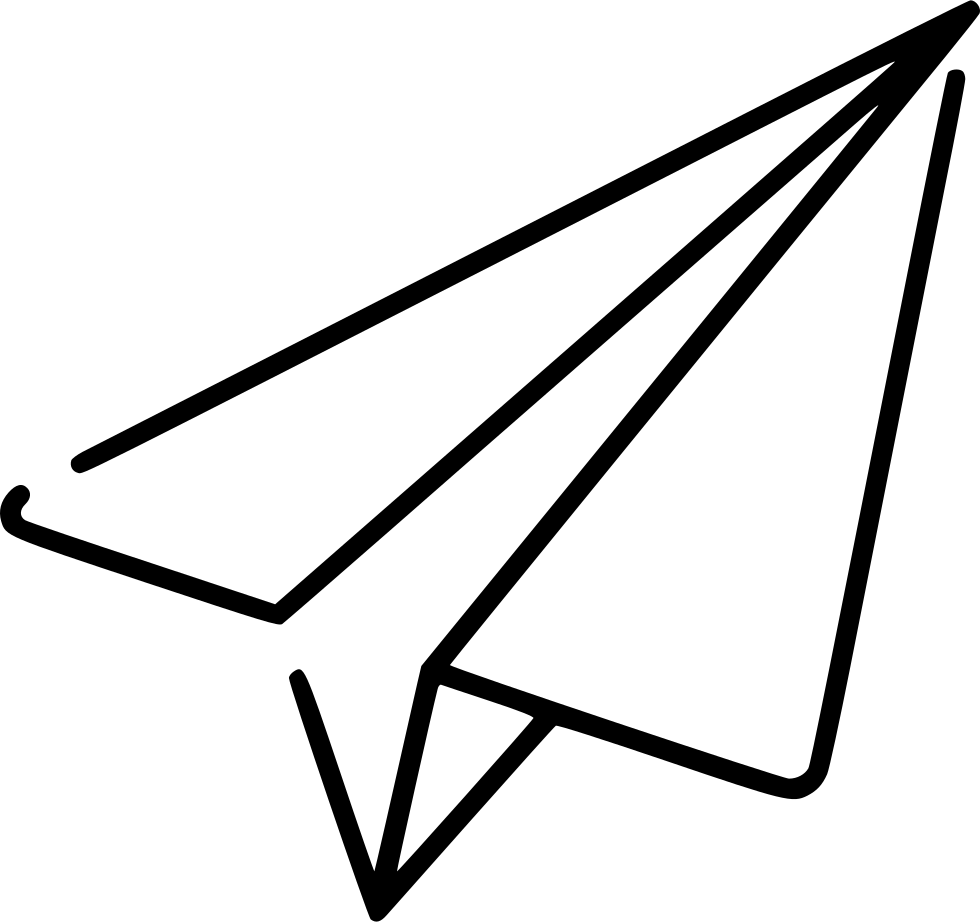 Paper Plane Icon Sketch PNG