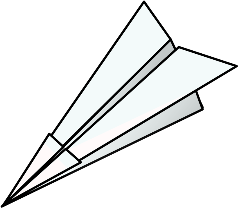 Paper Plane Illustration PNG