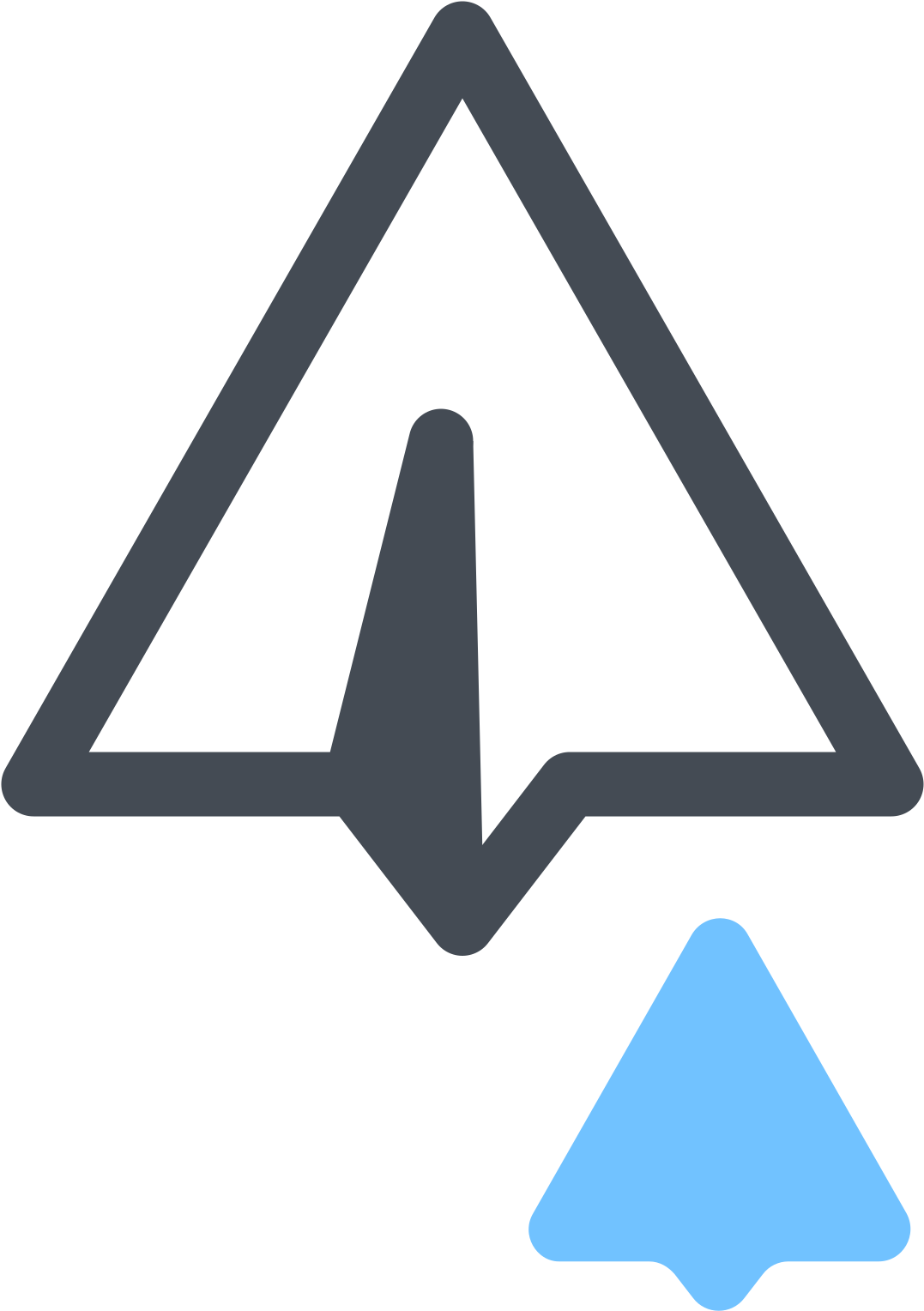 Paper Plane Logo Design PNG