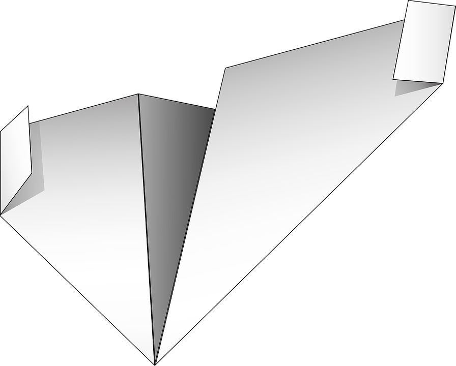 Paper Plane Vector Illustration PNG