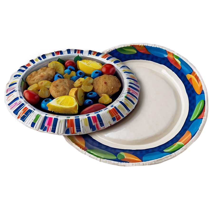 Paper Plate Bulk Png 06122024 PNG