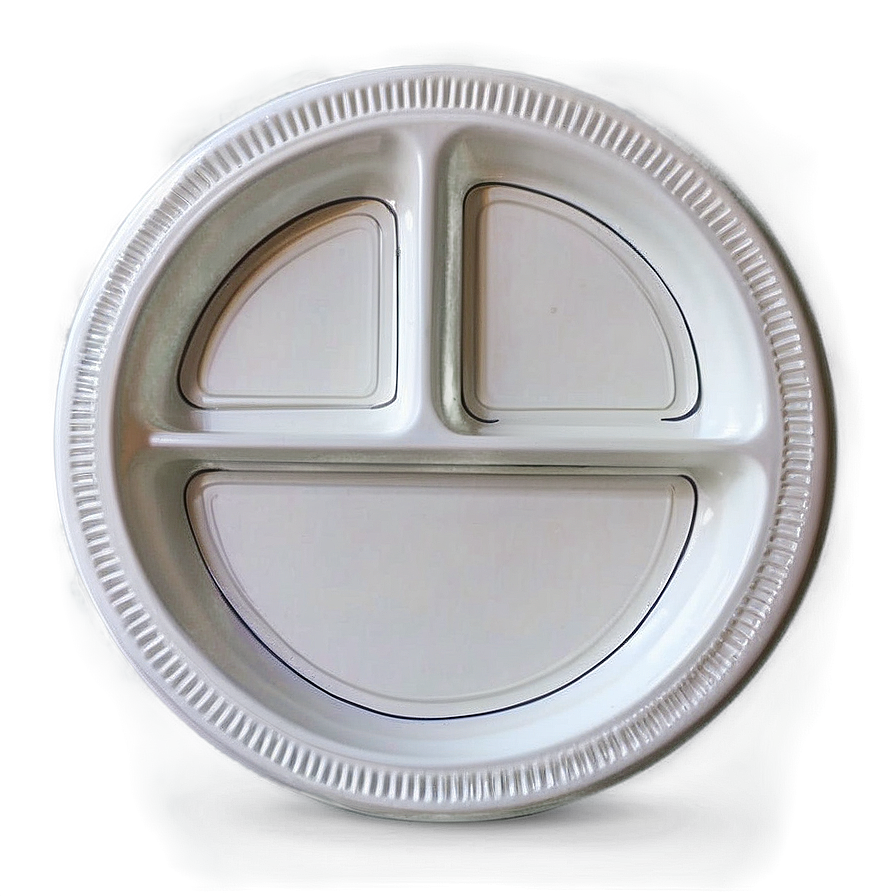 Paper Plate With Compartments Png Ksq PNG