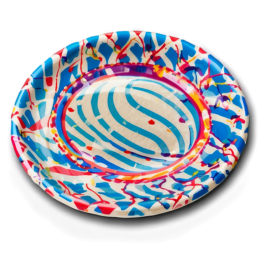 Paper Plate With Patterns Png Xbr34 PNG