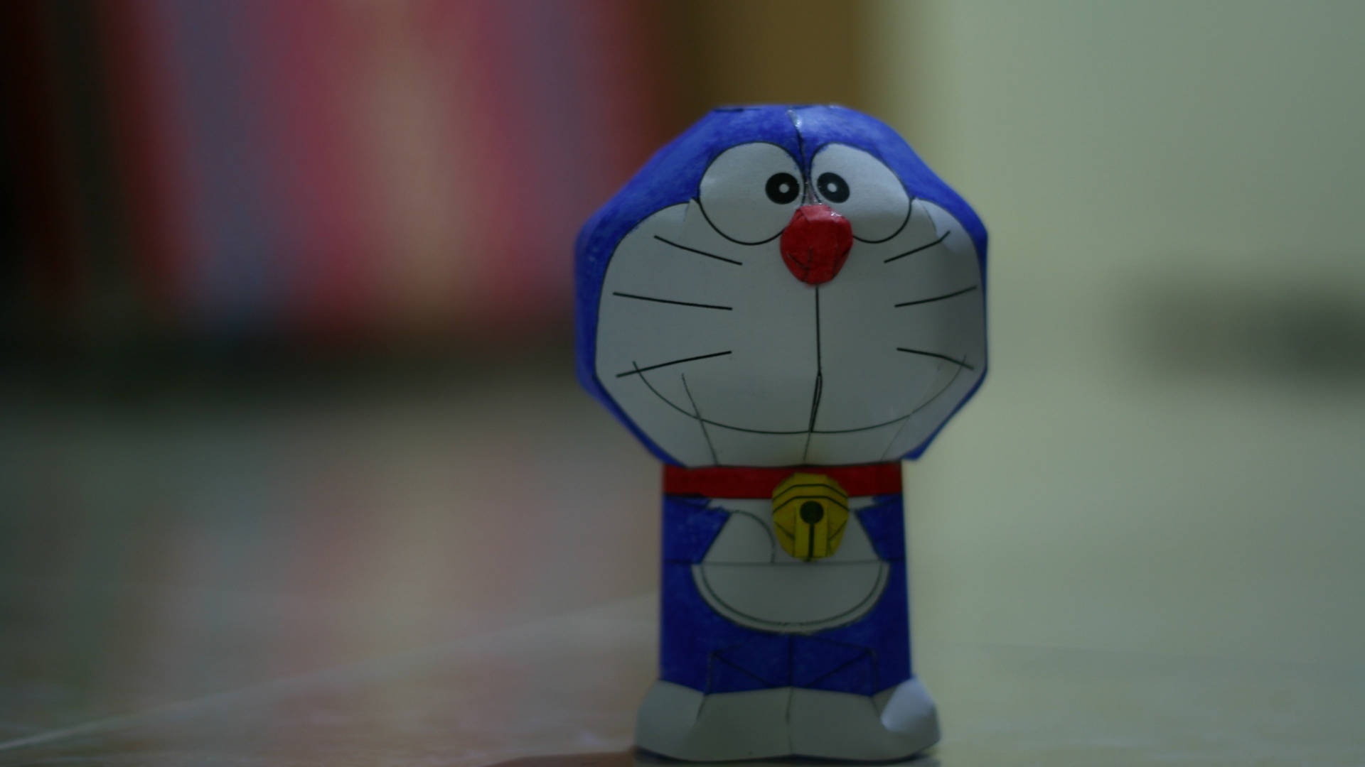 Paper Toy Doraemon 4k Background