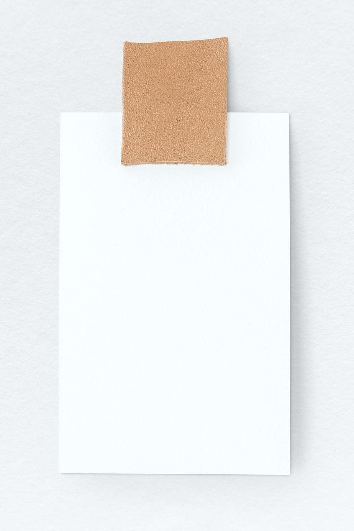Paper With Brown Tape Wallpaper