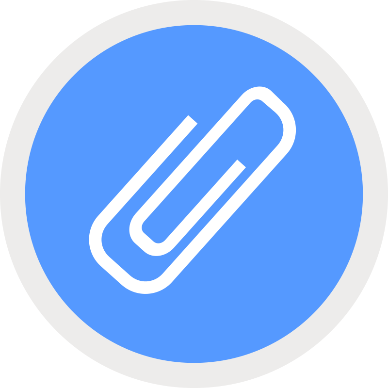 Paperclip Icon Graphic PNG