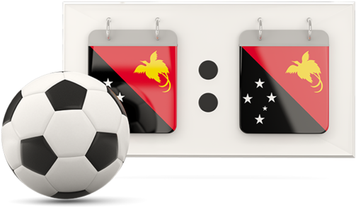 Papua New Guinea Football Concept PNG