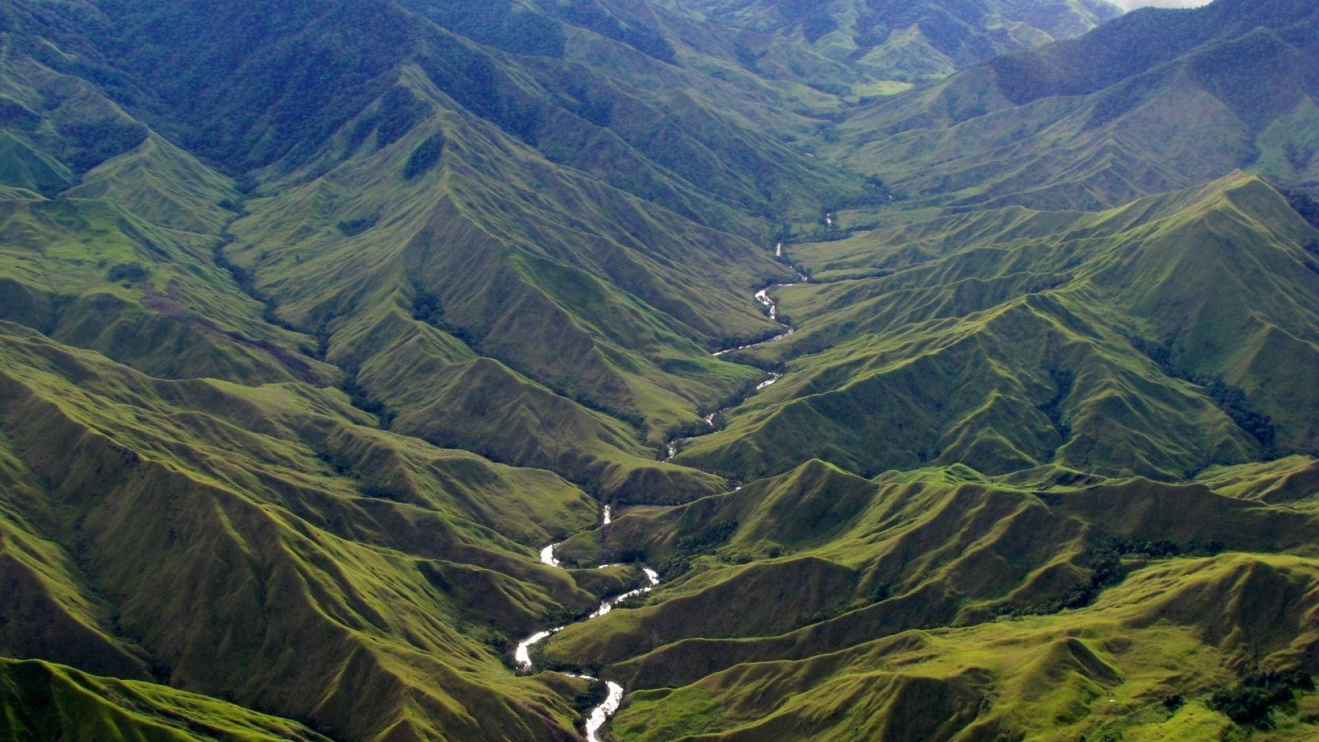 Papua New Guinea Mountain River