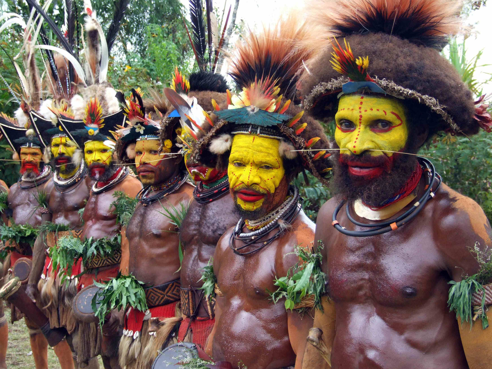 Papua New Guinea Painted Faces