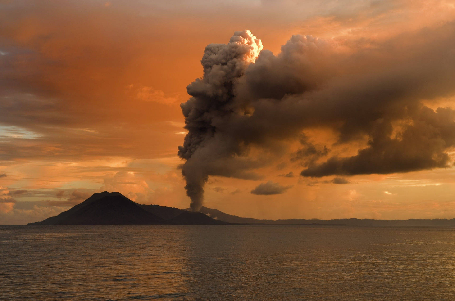 Papua New Guinea Volcanic Eruption