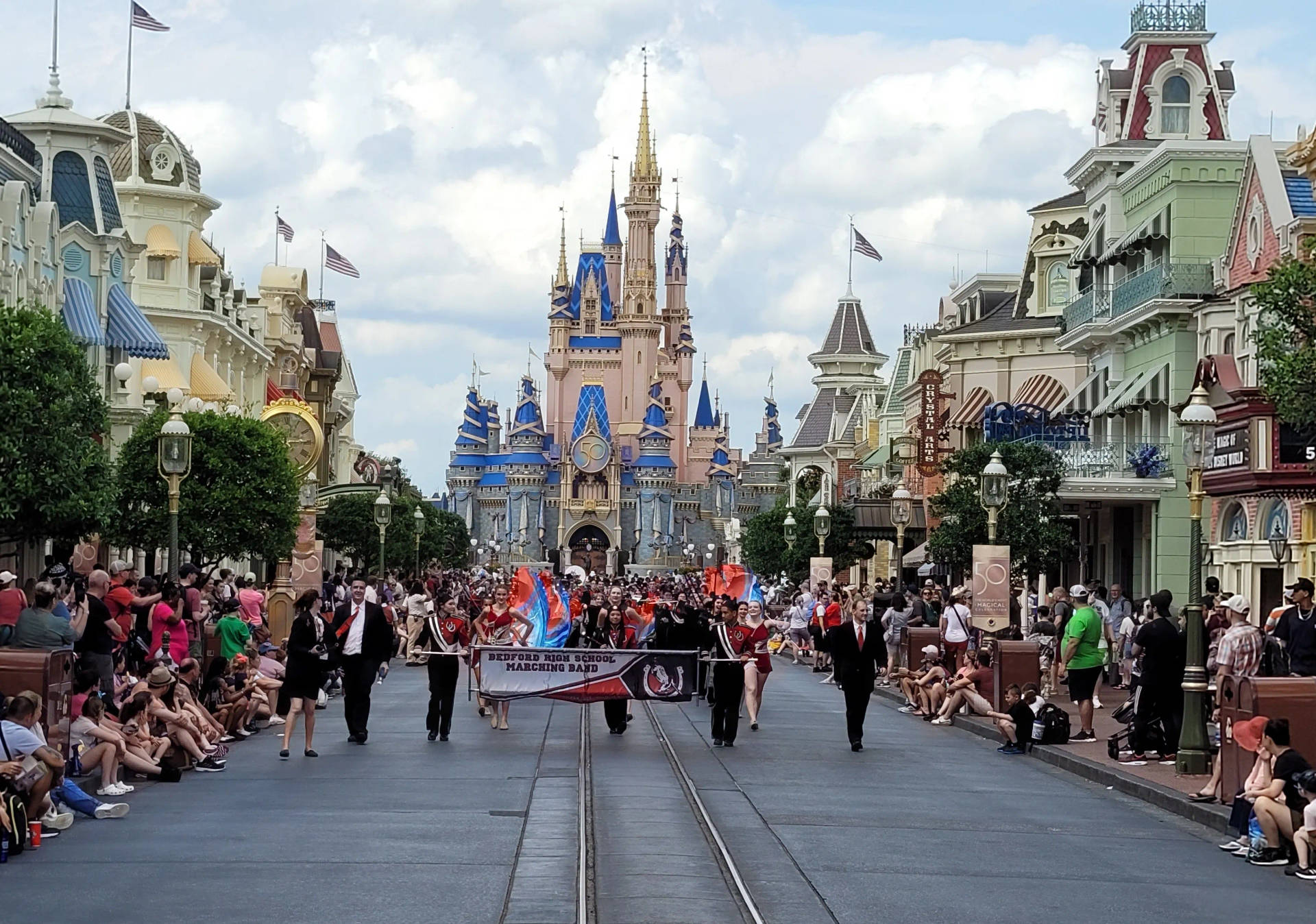 Parade At Walt Disney World Desktop Background