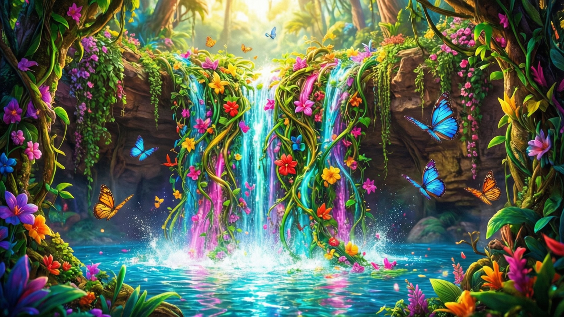 Paradise Falls Fondos de pantalla
