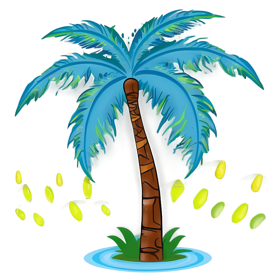 Paradise Palm Tree Outline Png 64 PNG