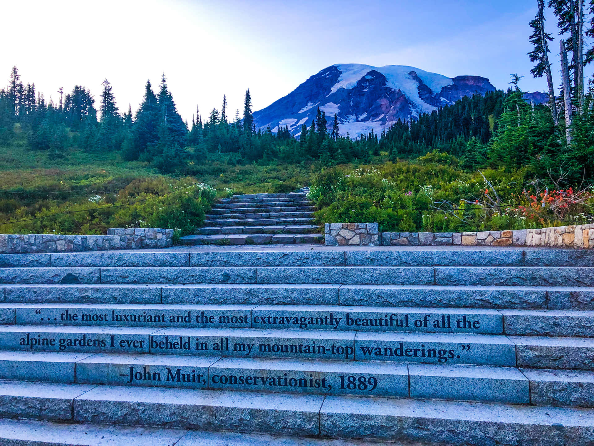 Parksteps Mountain Paradise Picture Translates To 