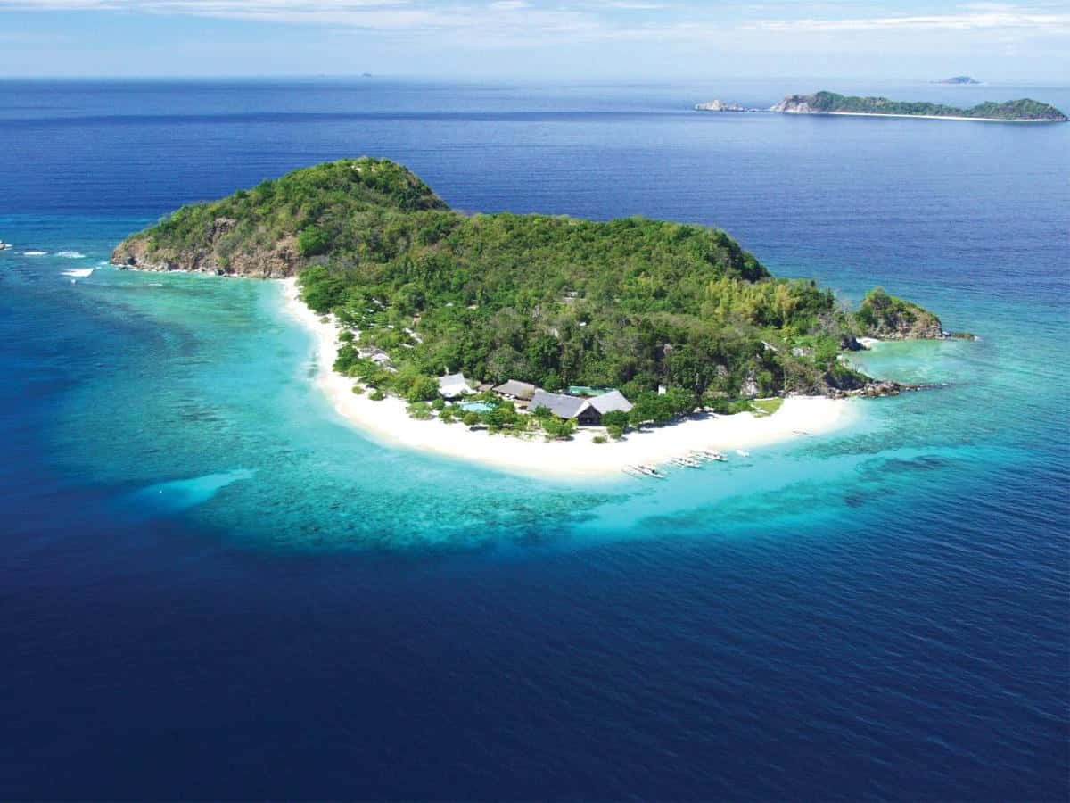 Paradis Fijis ø-udsigtsbillede tappet
