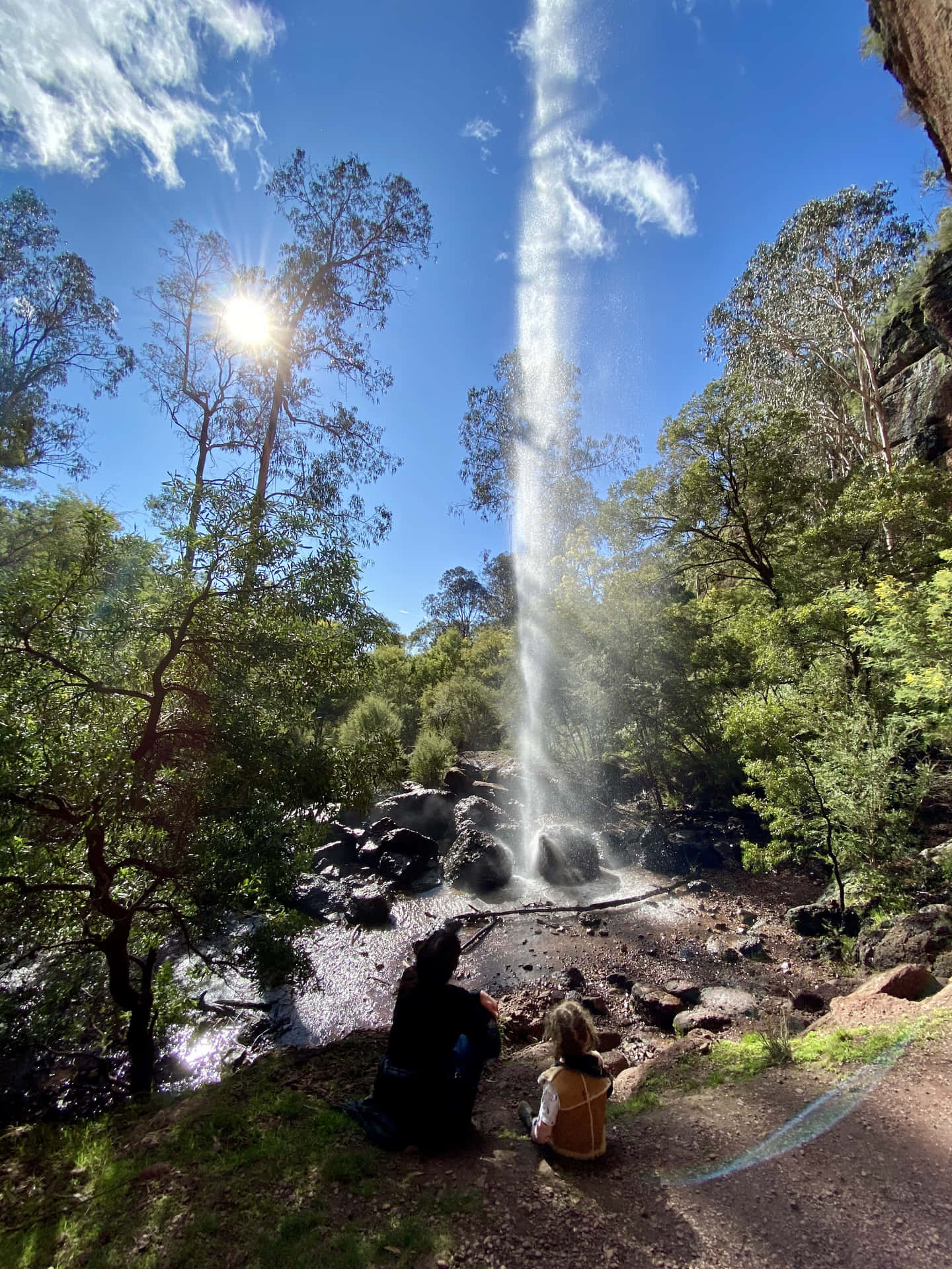 Cooleserfrischendes Bild Vom Wasserfallparadies