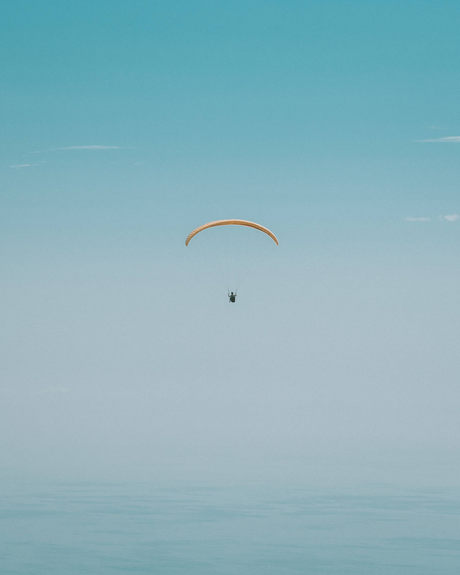 Paraglidinghimmel Im Leichten Blau Wallpaper
