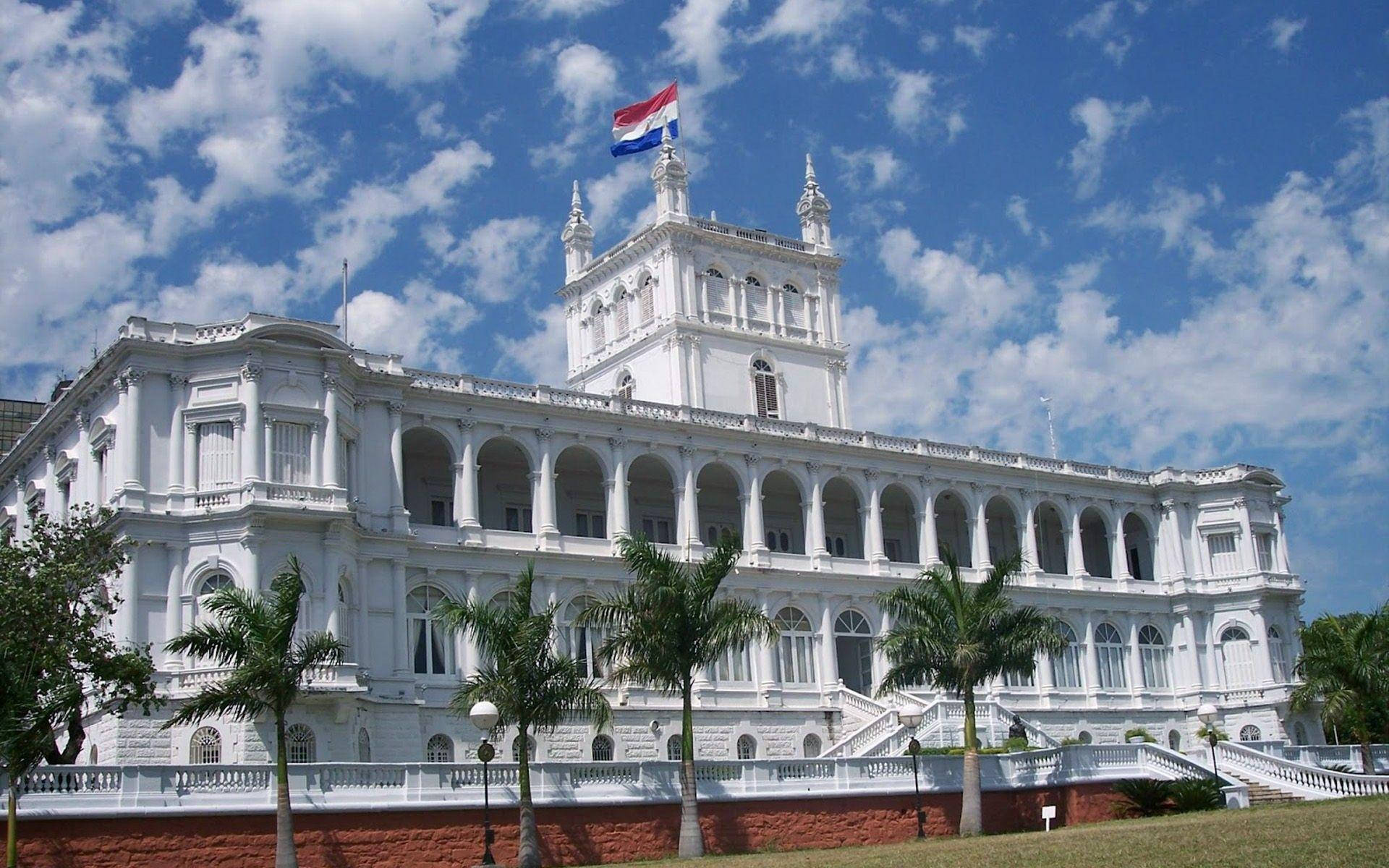 Paraguay Elegant Building Wallpaper