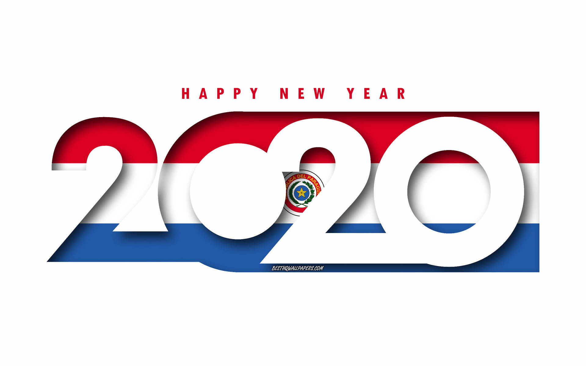 Paraguay Happy New Year 2020 Wallpaper