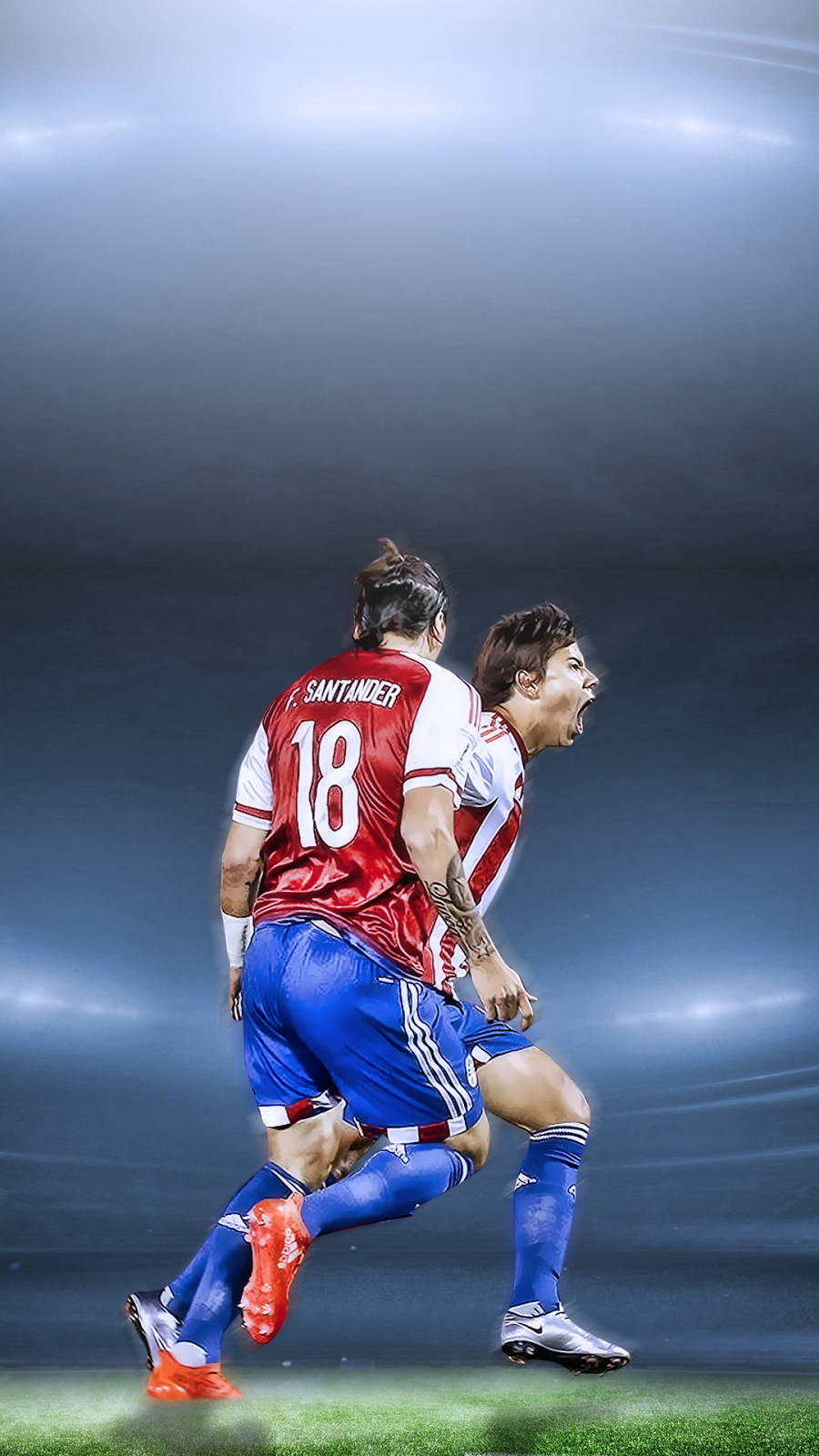 Paraguay National Soccer Players Wallpaper