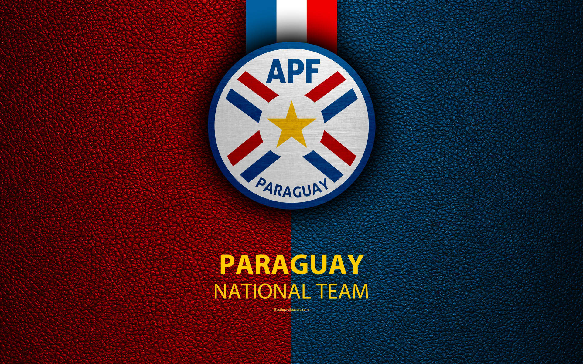Paraguays Nationale Holds Medaljer Væg Tapet: Se det fantastiske design af nationalholdets medaljer samlet på et professionelt fotografi af et hold, der er klar til at kæmpe. Wallpaper