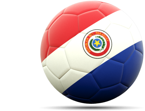 Paraguay Soccer Ball Colors PNG
