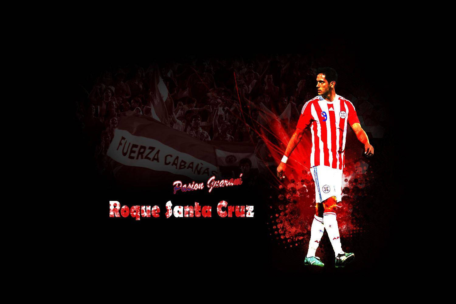 Paraguay Fodboldspiller Roque Wallpaper
