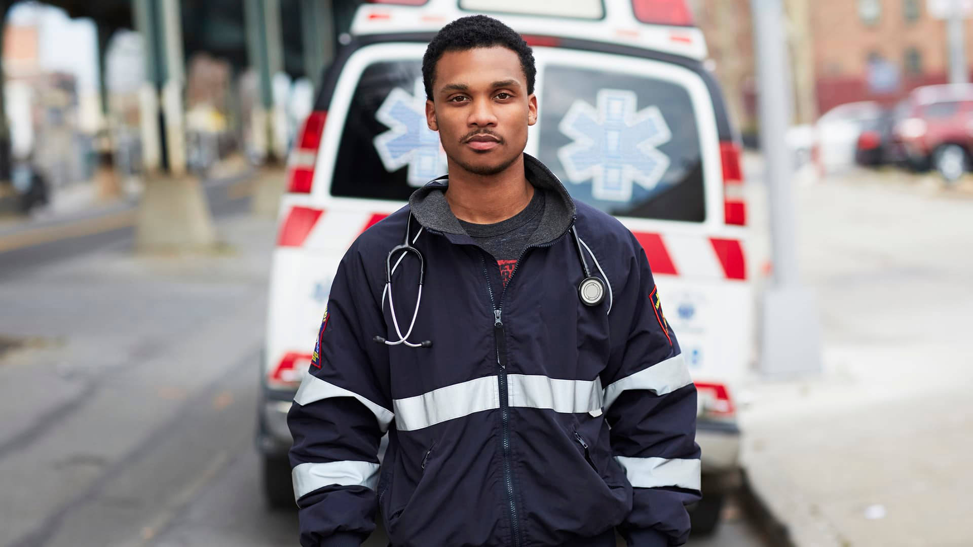 Paramedic Man In Uniform Wallpaper