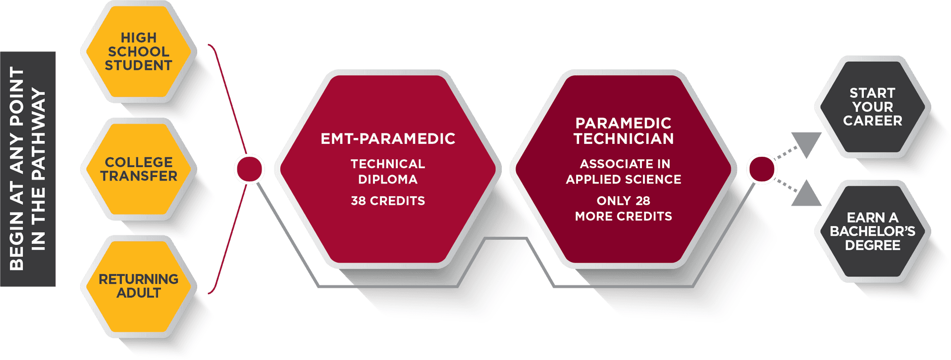Paramedic_ Career_ Pathway_ Flowchart PNG