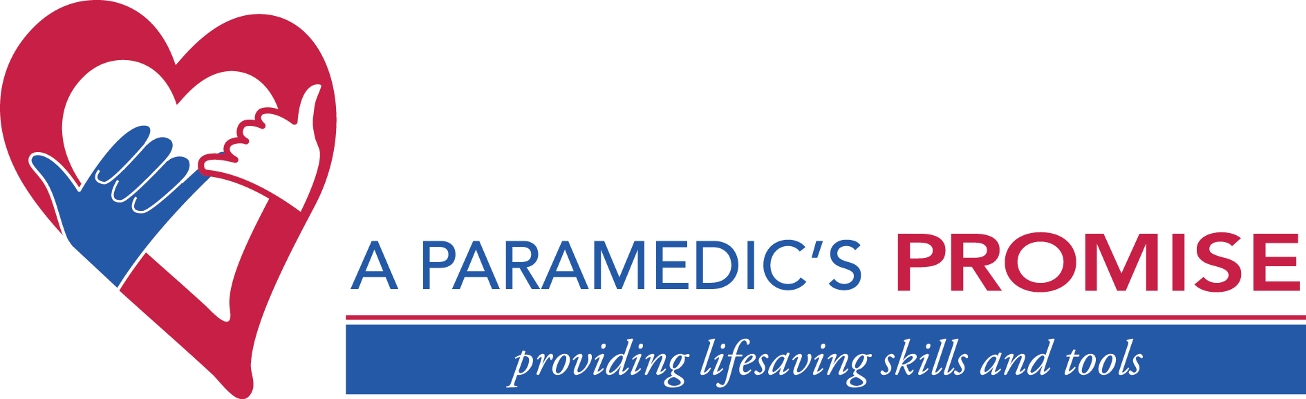 Paramedics Promise Heartand Hands Logo PNG