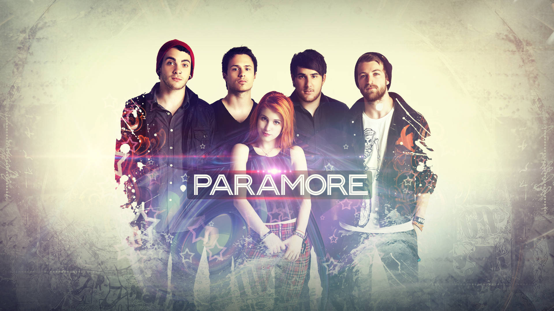 Paramore Band Fanart Poster Background