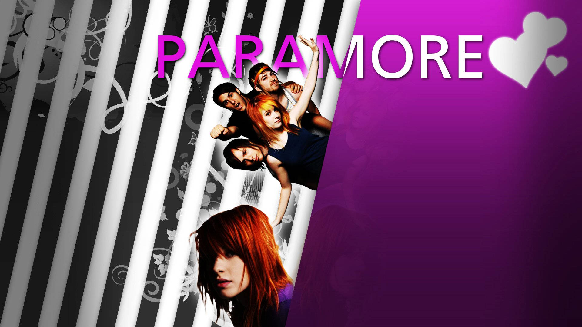 Paramore Band Graphic Fanart Poster Background