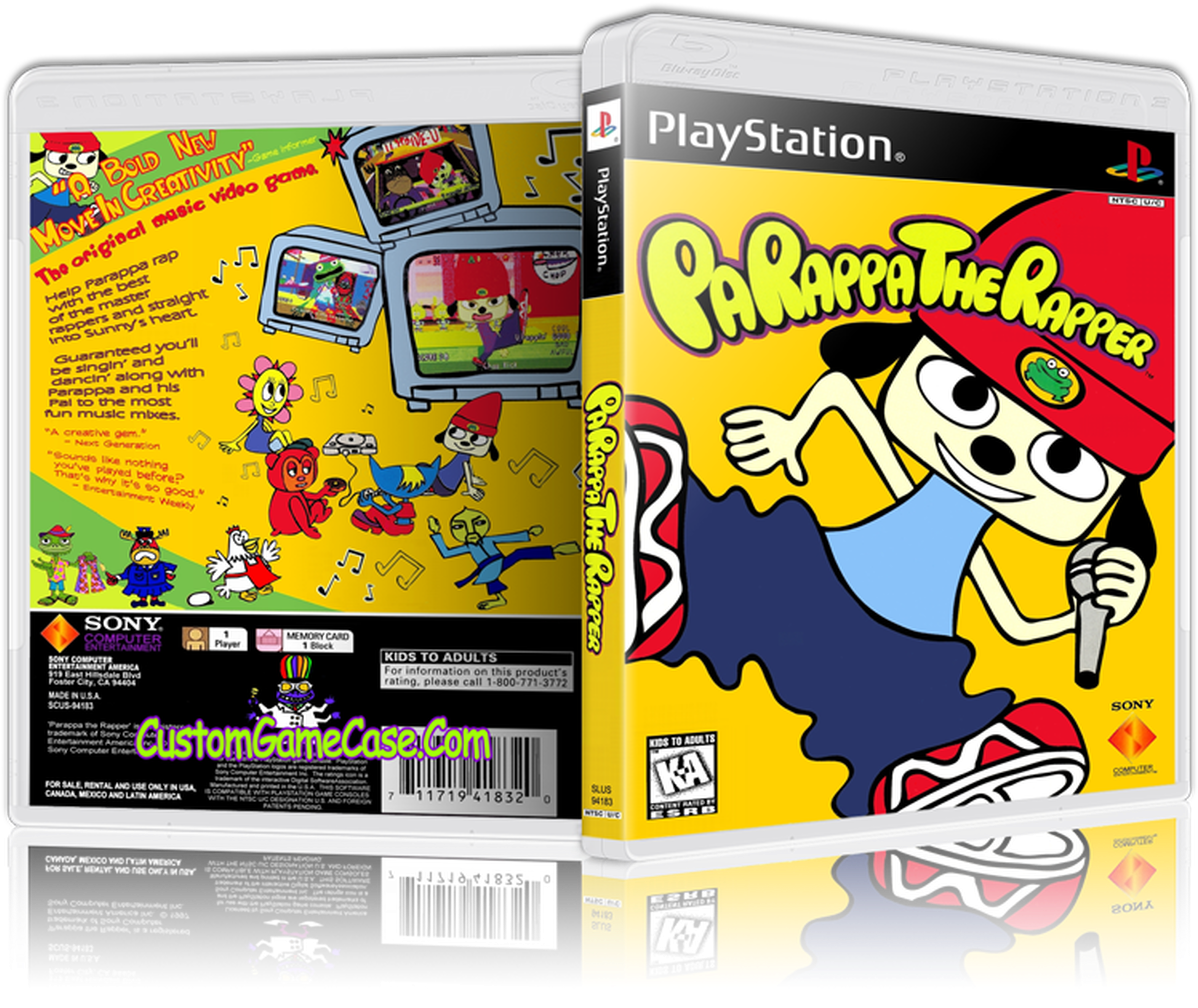 Parappa The Rapper Play Station Case PNG